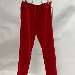 Victorious Men's Lightweight Drawstring Sweat Pants Jogger Red